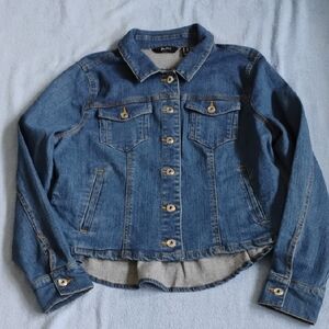 Du Jour Blue Jean Jacket Cropped Classic